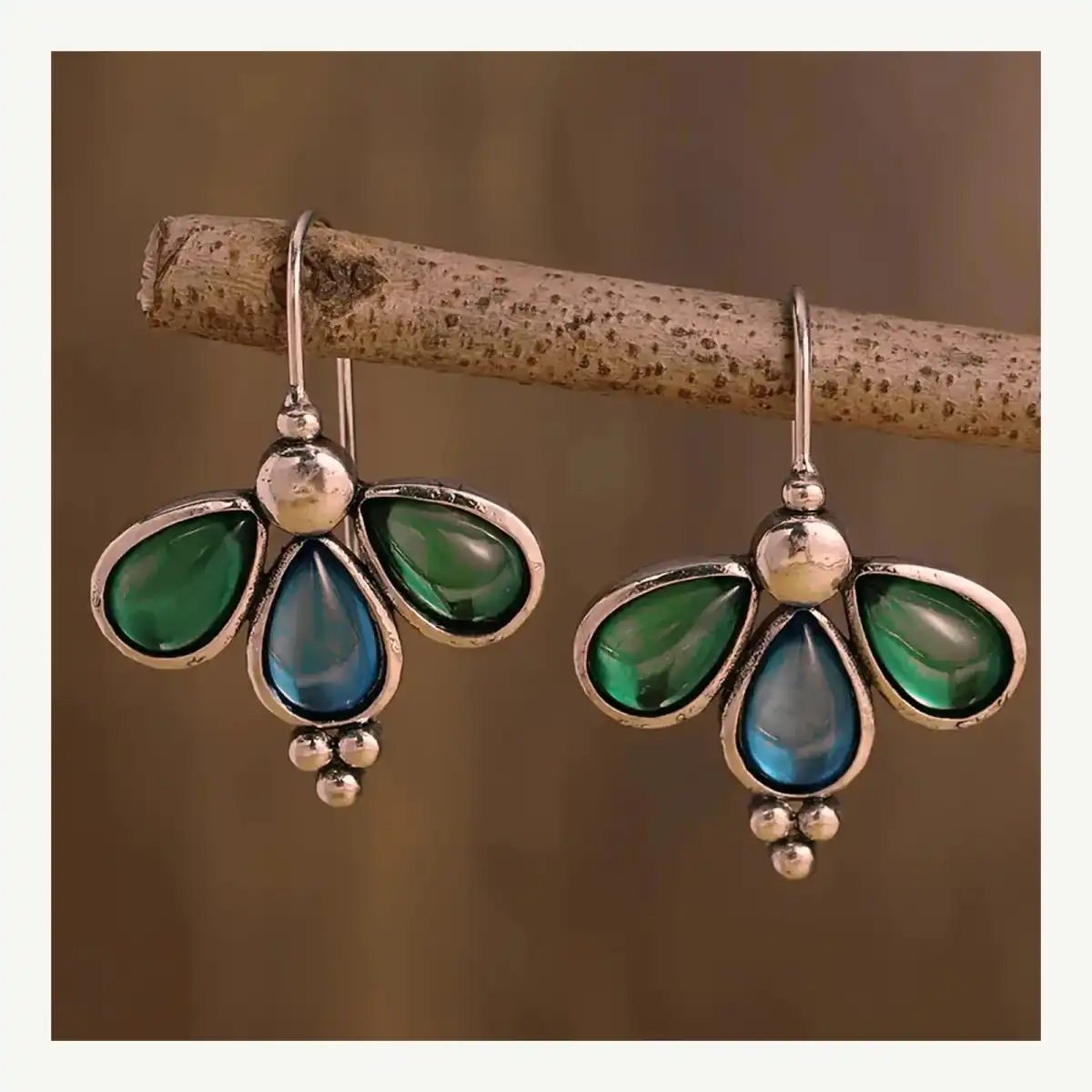 Women's Bohemian-Style Asymmetric Earrings for Everyday Wear  Rose Gold 2.0