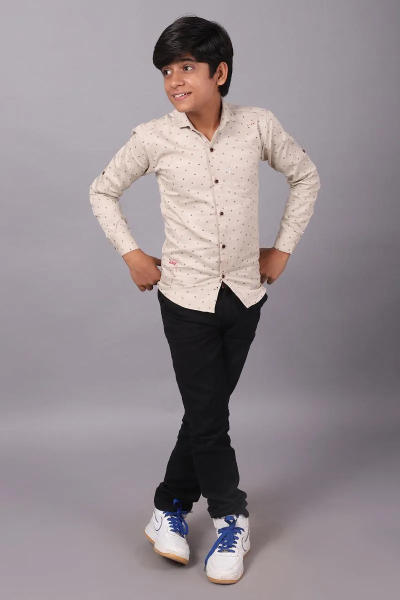 Cotton Printed Shirt for Boy