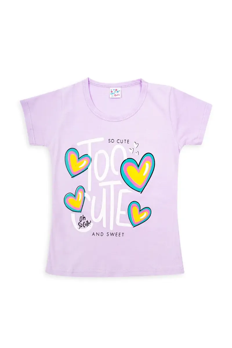 Girl's Cotton Printed Top (3 - 9 Yrs) 00065745YRSLAV