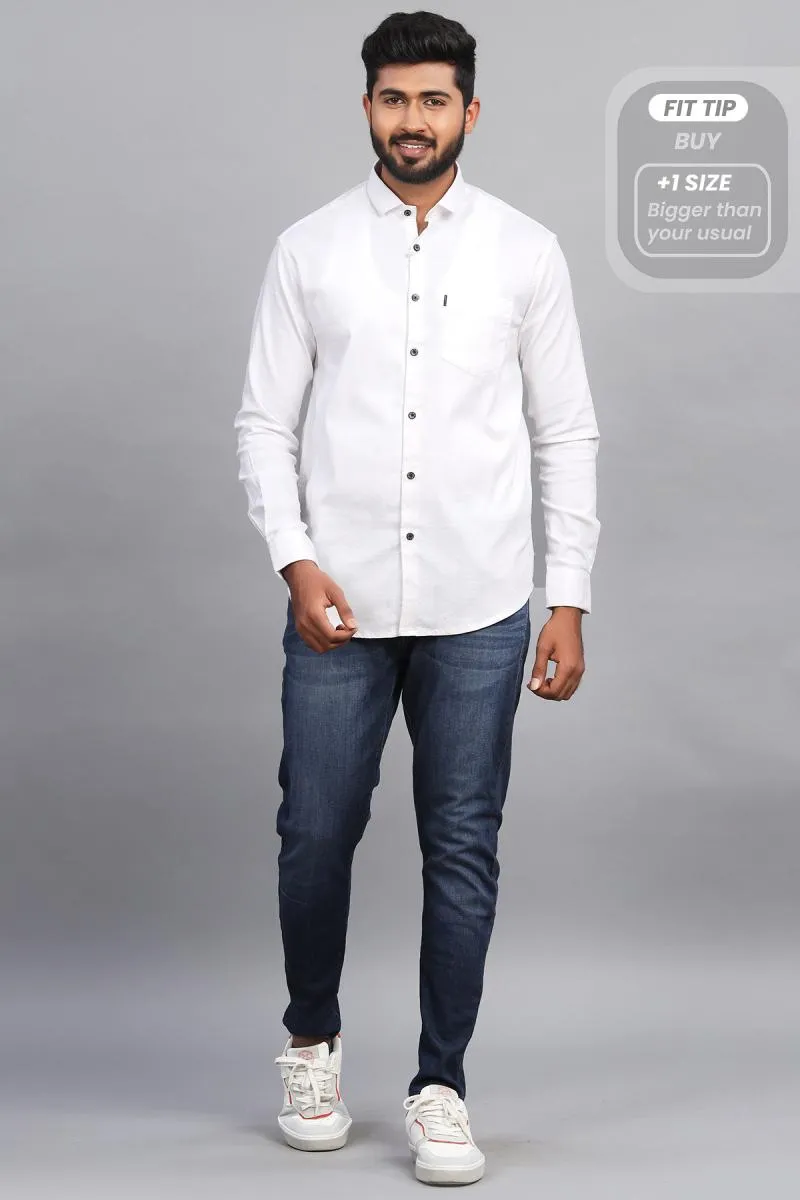 Men's Cotton Slim Fit Casual Shirt