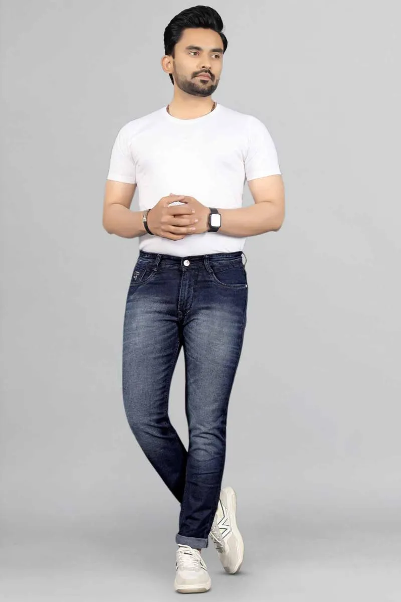 Denim Mid-Rise Stretchable Jeans for Men