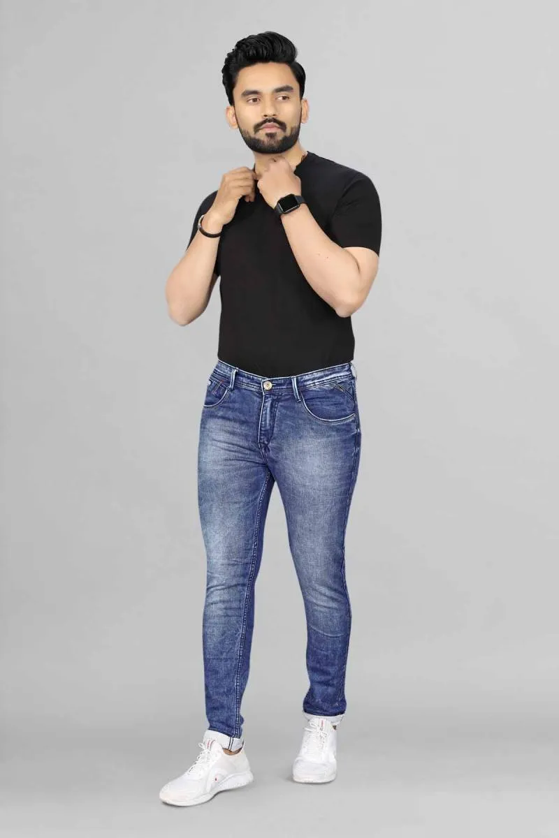 Denim Regular Fit Casual Jeans for Men
