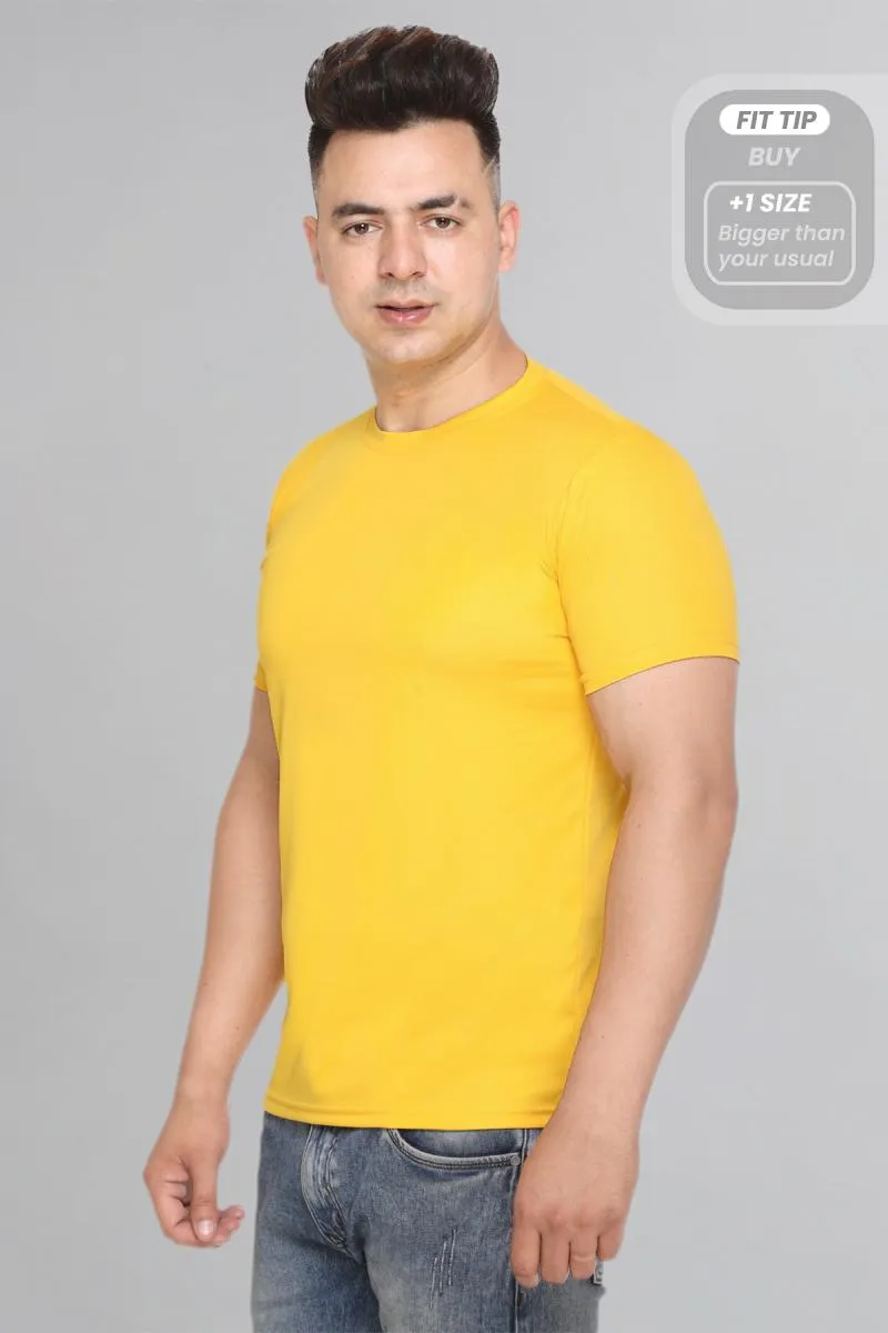 Men's Polyester Blend Sports T-shirt
