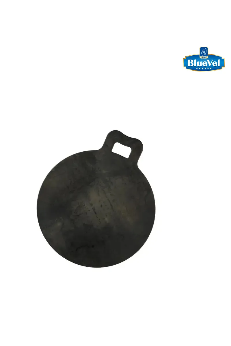 Bluevel 100% Pure Sheet Iron Tawa, Concave, Seasoned, Toxin-free, Nonstick, 12 Inch/30cm, 1.8kg