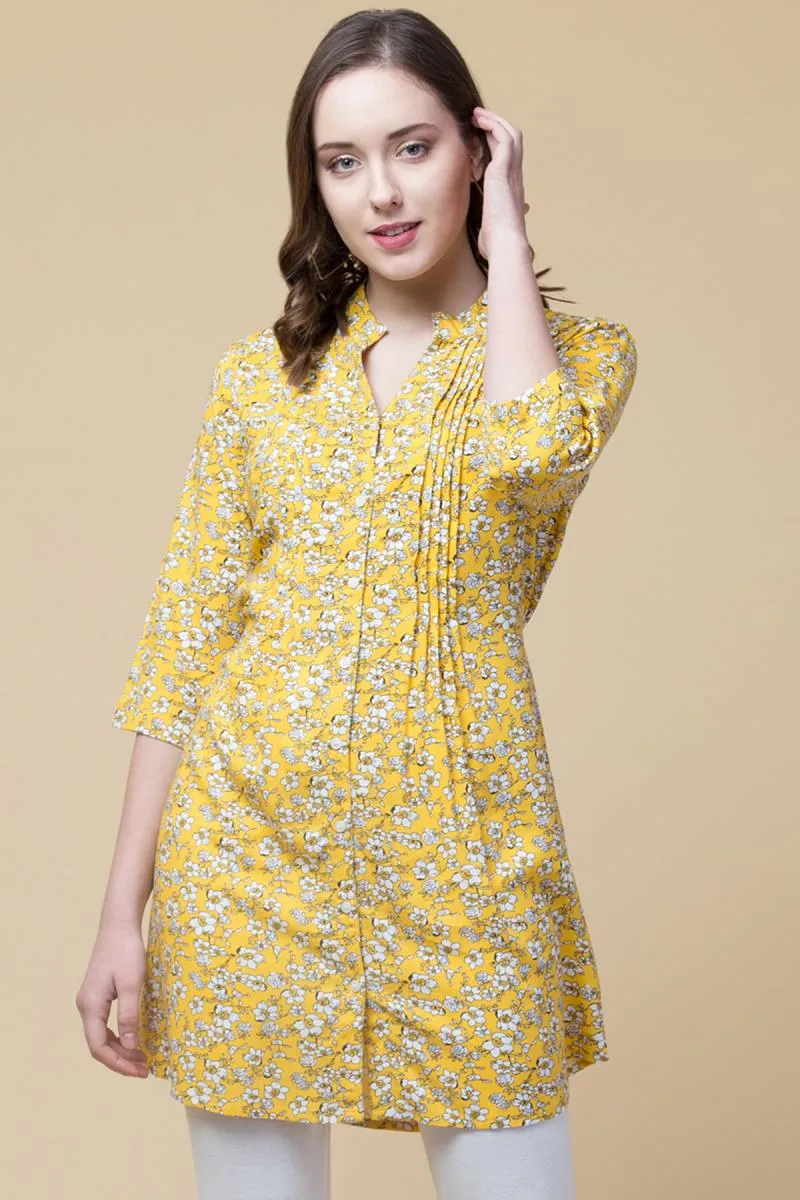 Rayon Floral Printed Top for Women