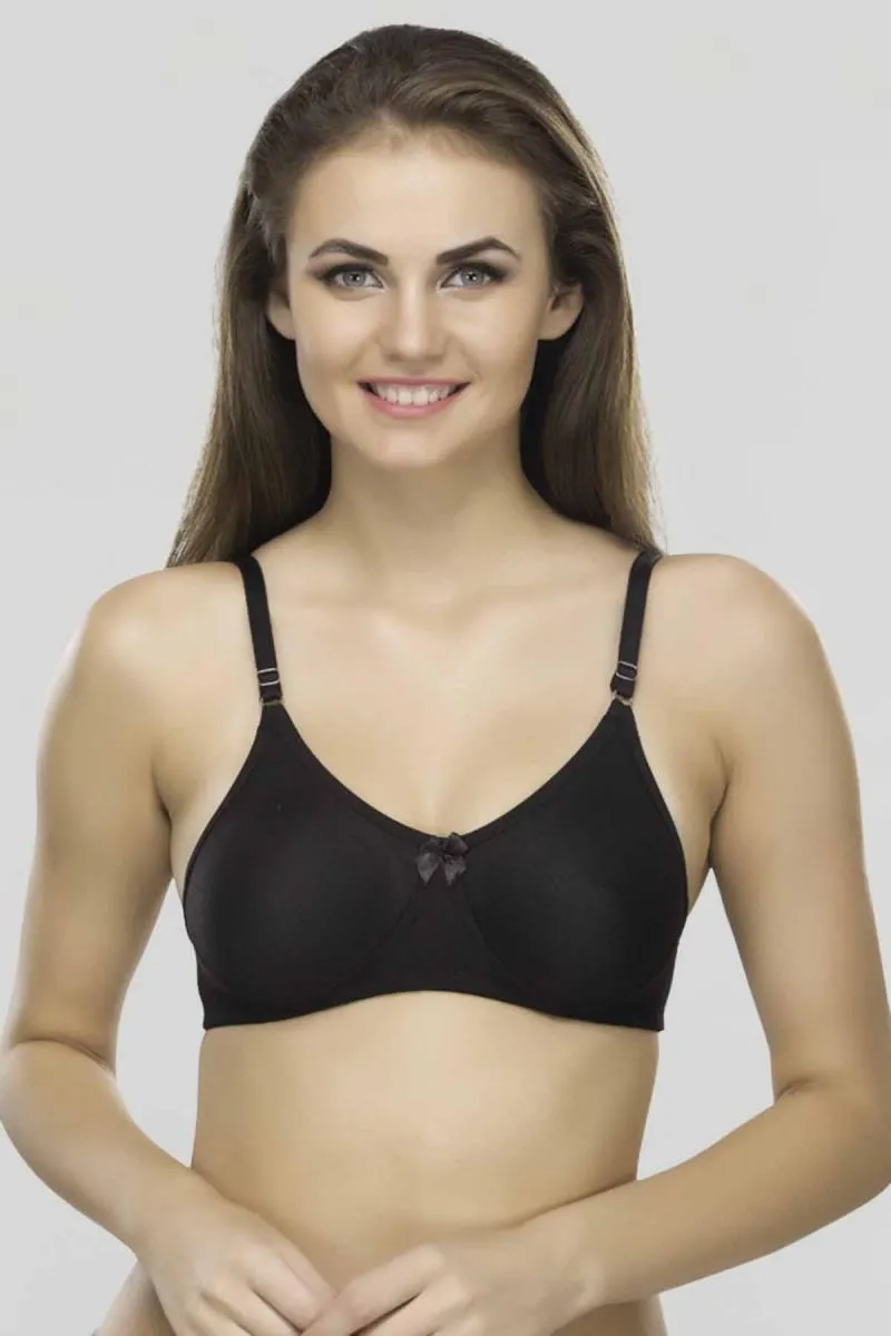 Cotton Blend Non Padded T-Shirt Bra for Women