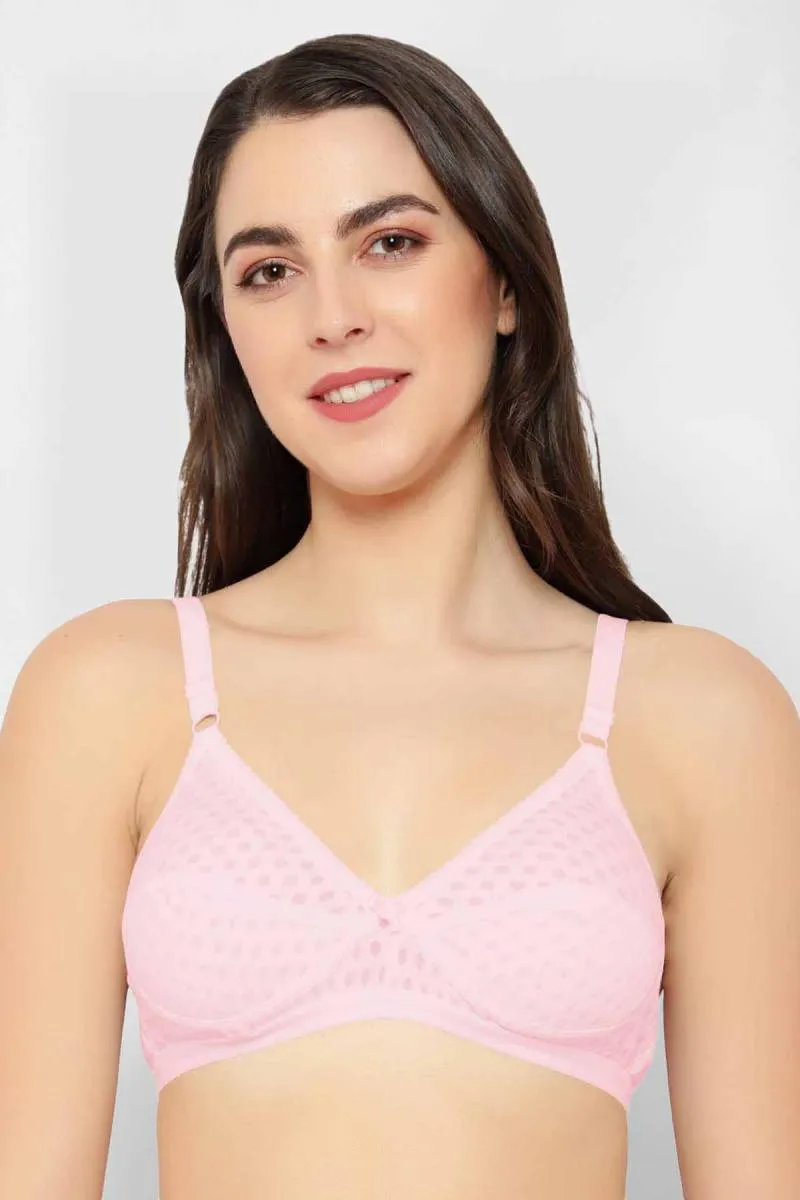 Cotton Blend Non Padded Bra for Women  002032PEA36B