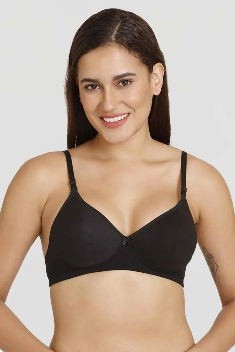 Cotton Blend Full Coverage Padded Bra for Women