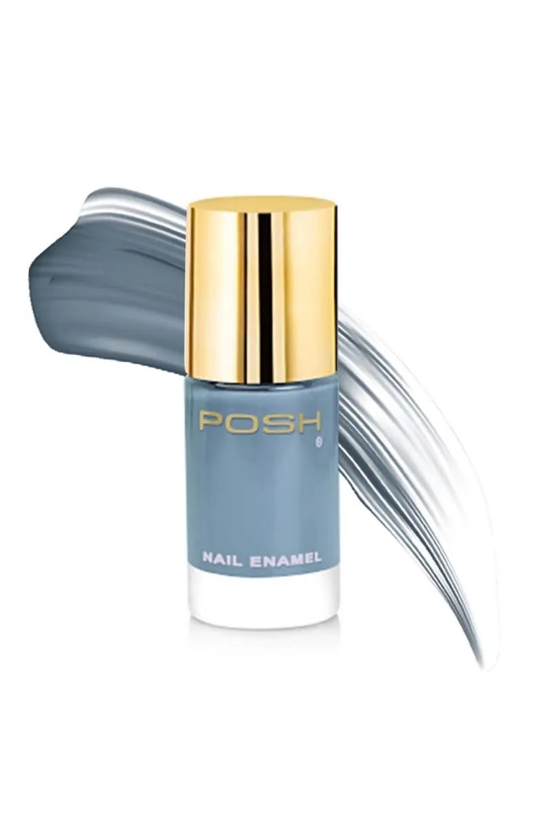 Posh Long-lasting Shine High Gloss Nail Polish - 9ml (Light Slate Gray)