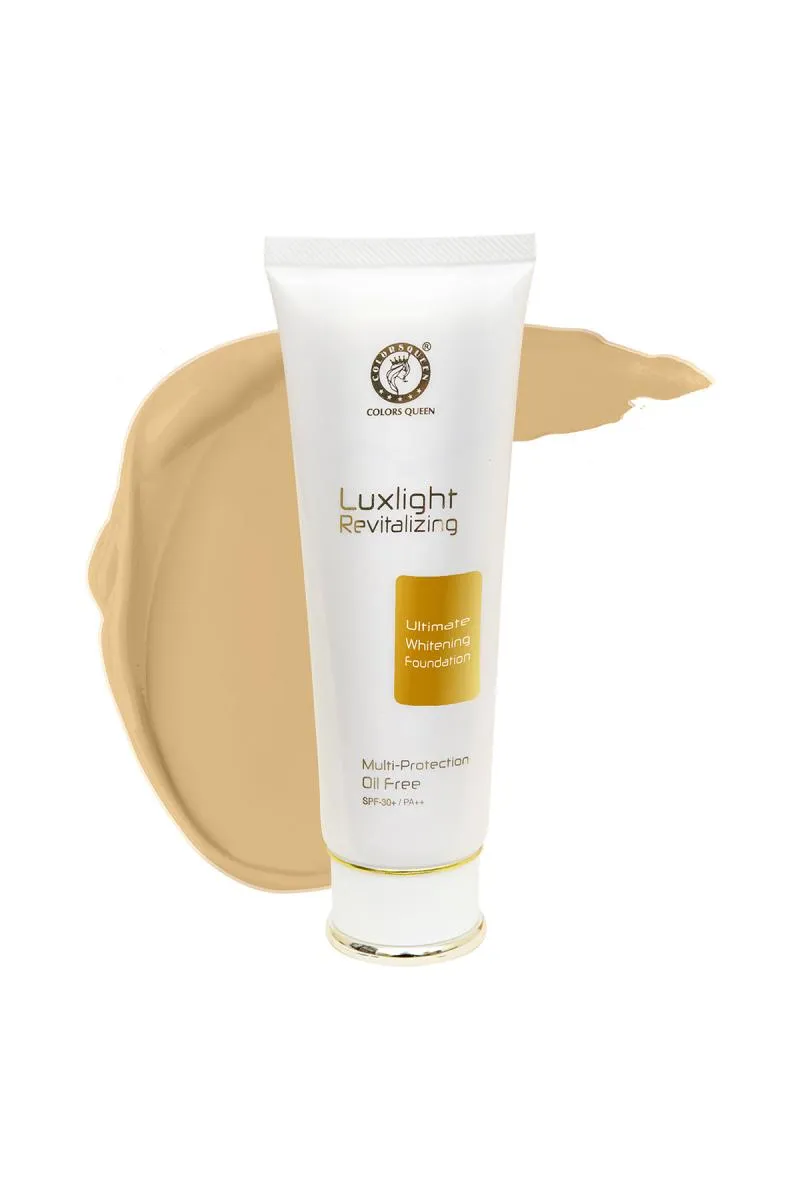 Colours Queen Luxlight Oil Free Multi Protection Revitalizing Foundation With SPF 30 
