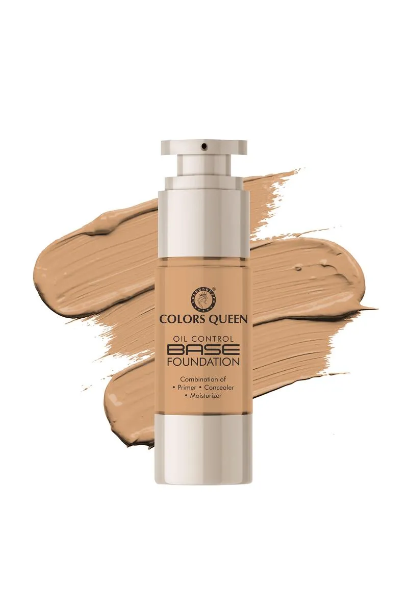 Colors Queen Oil Control Waterproof Base Foundation with Primer  