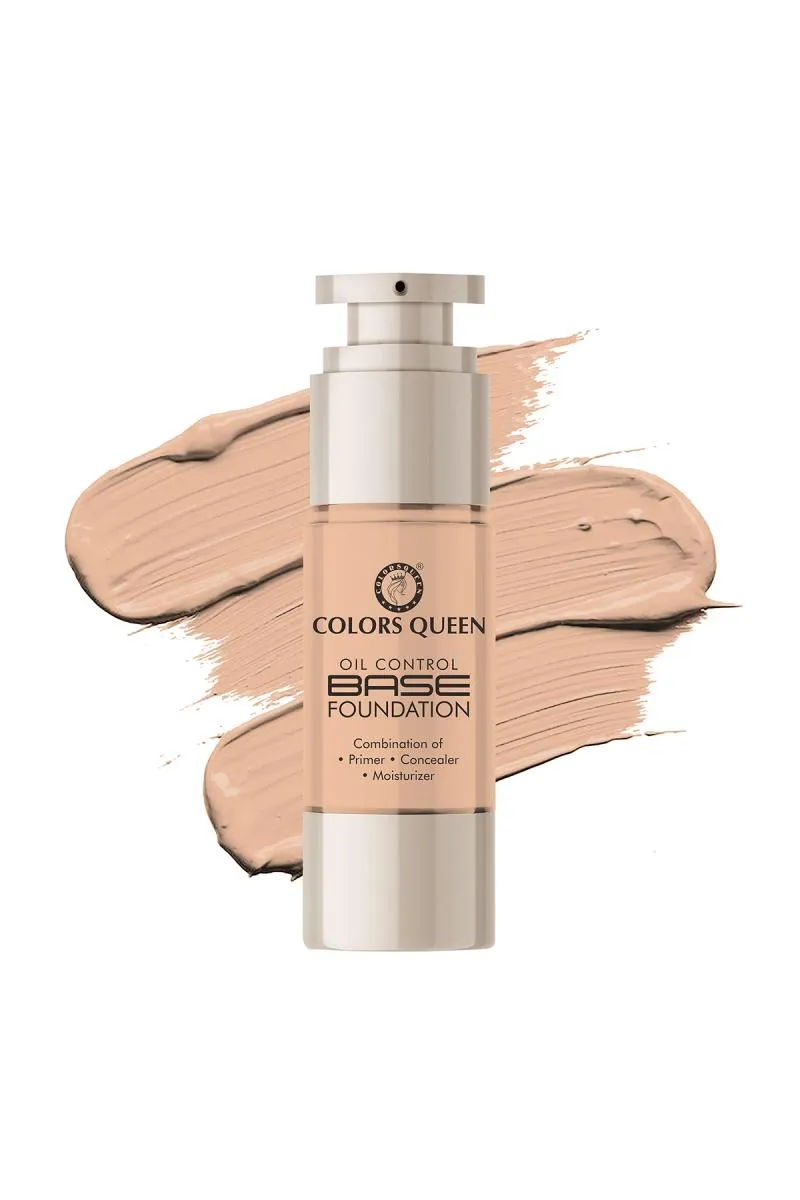 Colors Queen Oil Control Waterproof Base Foundation with Primer  