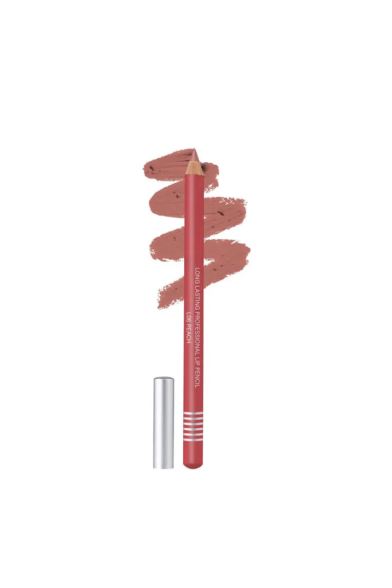 Colors Queen Non Transfer Lip Liner Pencil (Peach) - Pack of 1