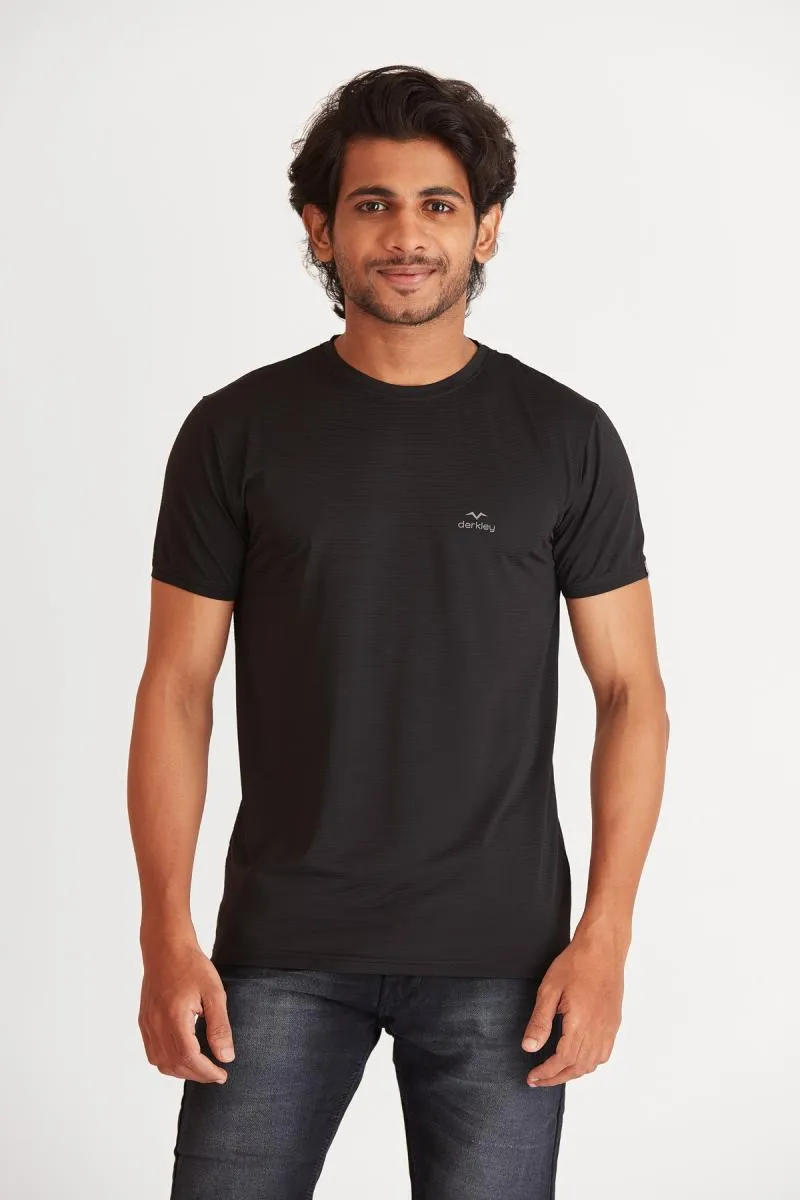 Men's Polyester Sports T-shirt 003372XXLBLA