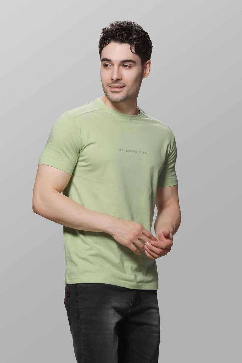 Men's Cotton Slim Fit T-shirt 003606XXLMYSGRE