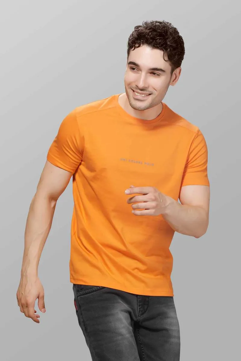 Men's Cotton Slim Fit T-shirt 003606XXLORA