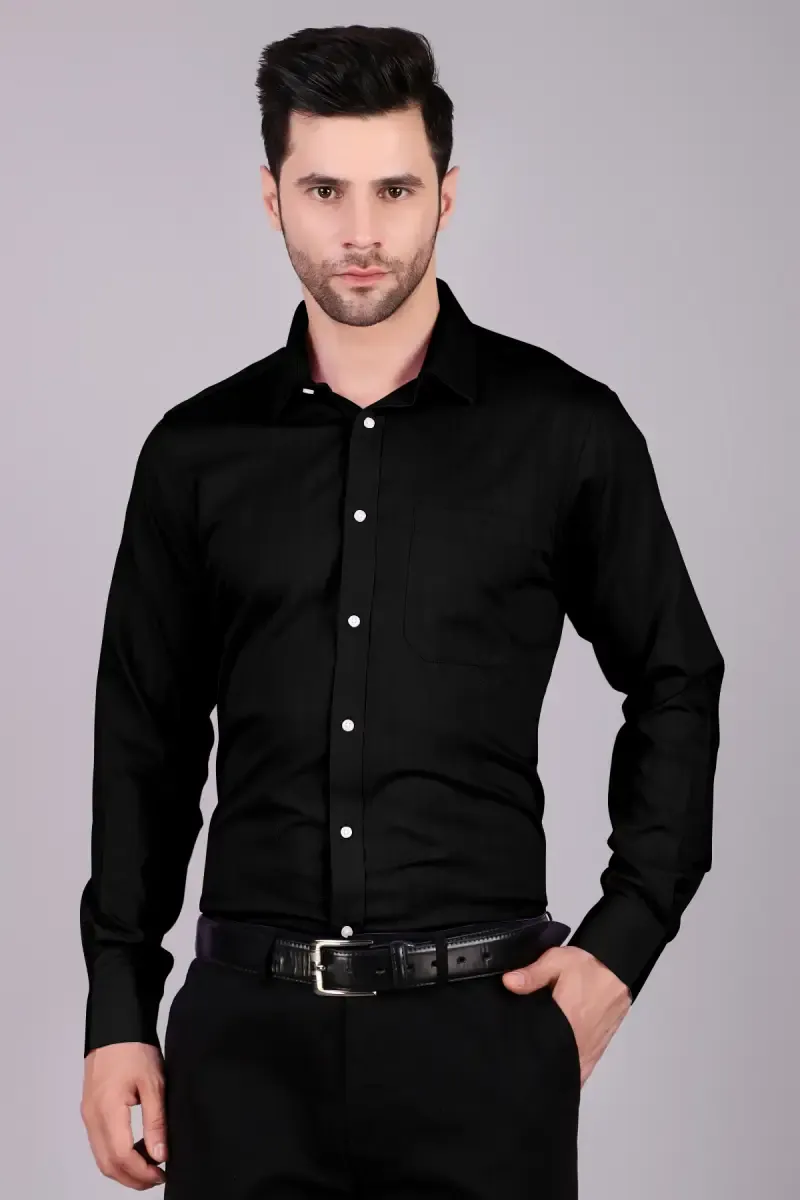 Men's Polycotton Slim Fit Formal Shirt