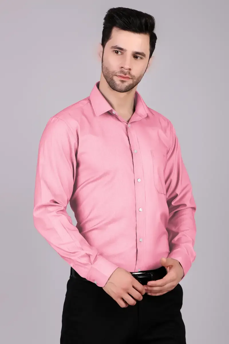 Men's Slim Fit Formal Shirt 003611REDS