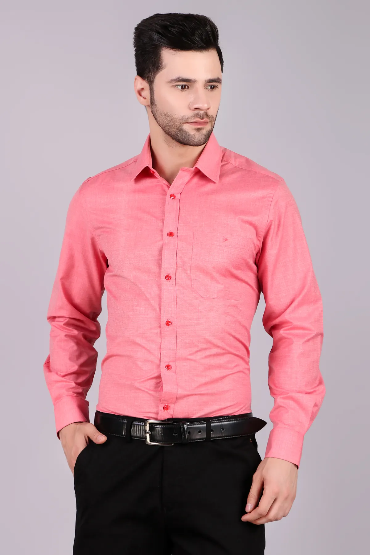 Men's Solid Slim Fit Formal Shirt