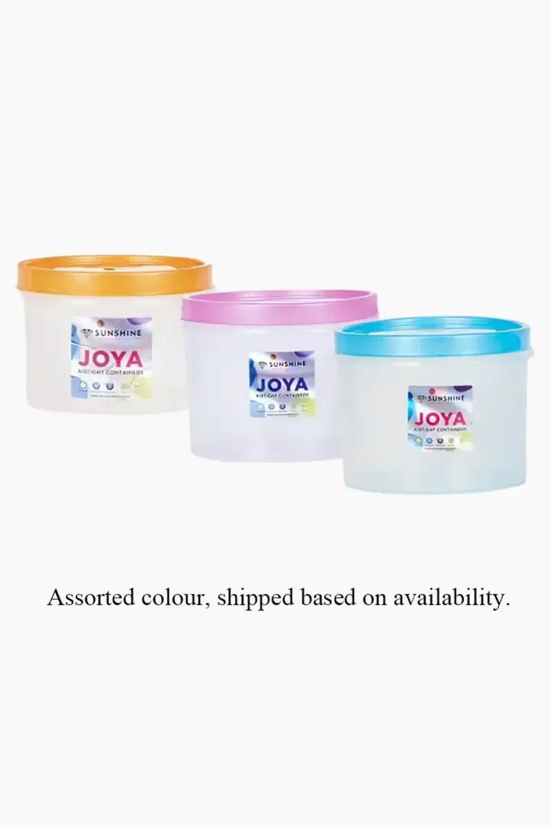 Plastic Storage Container, Sunshine - Set of 3