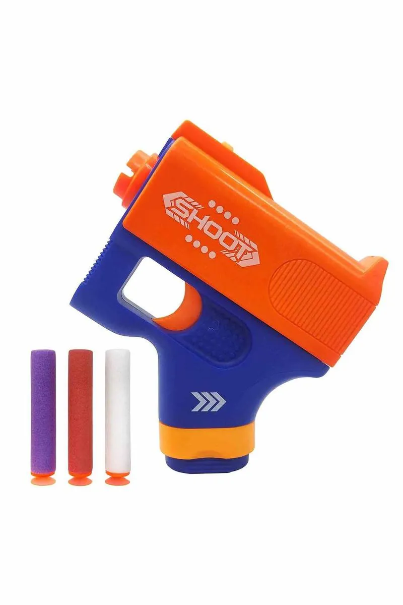 Blaster Manual Soft Bullet Shooting Toy (Multicolor)
