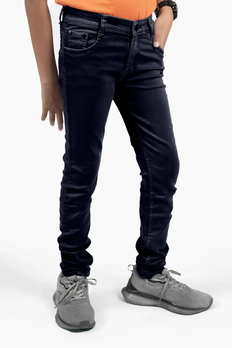 Slim Fit Casual Jeans for Boy 004504KILBLU910YRS