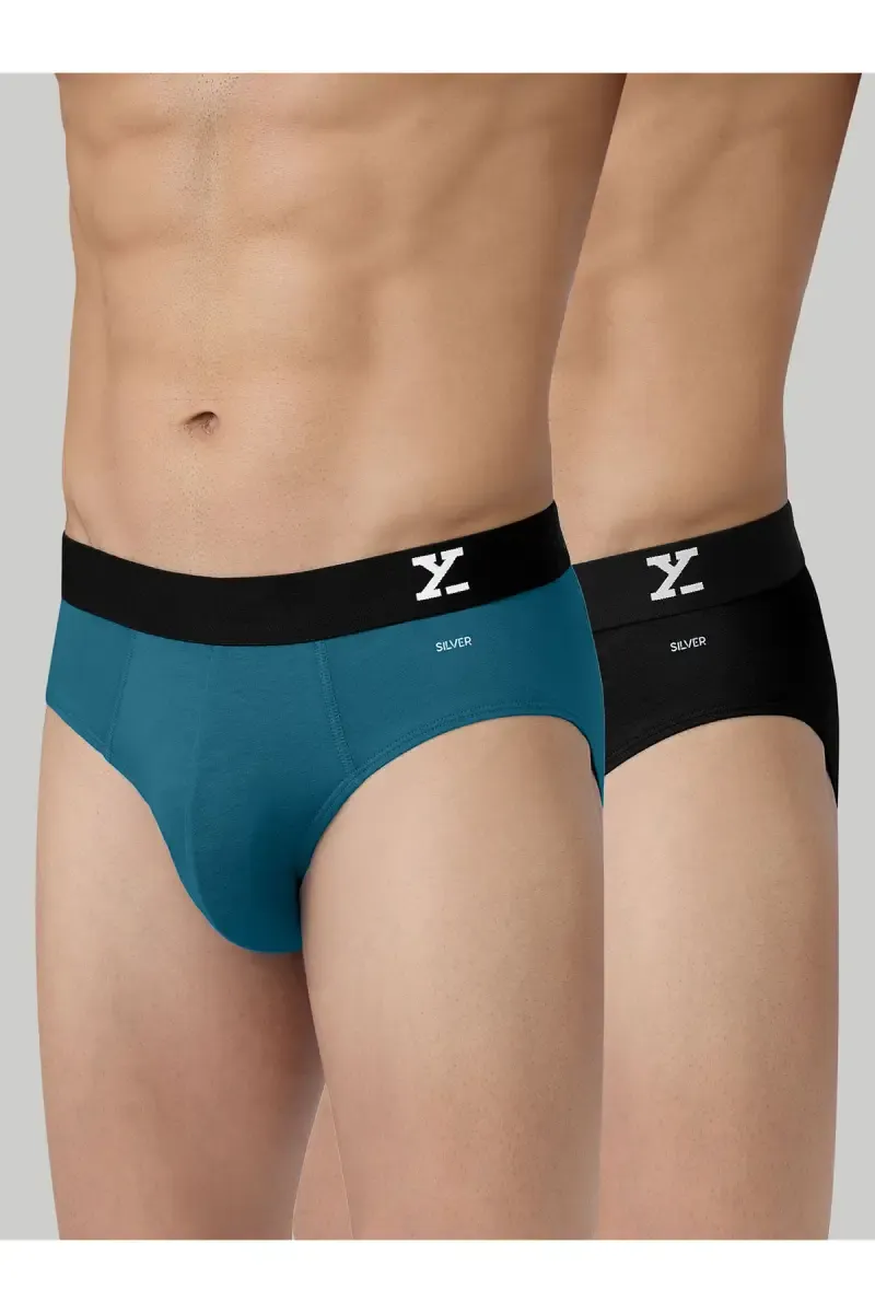 Men's Pack of 2 - IntelliFresh Cotton Stretch Briefs 004566MMUL