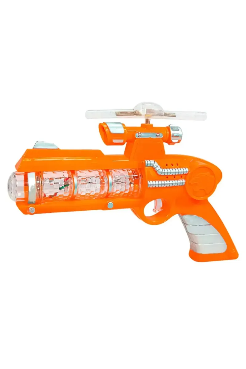 KV Impex Musical Gun Toy for Kids (Orange) - Pack of 1 004787ORA