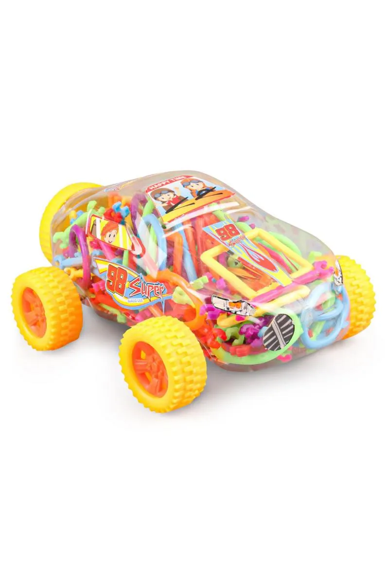 Multi Model Making Set For Kids (Sticks, House & Block Bricks) - Pack Of 1 
