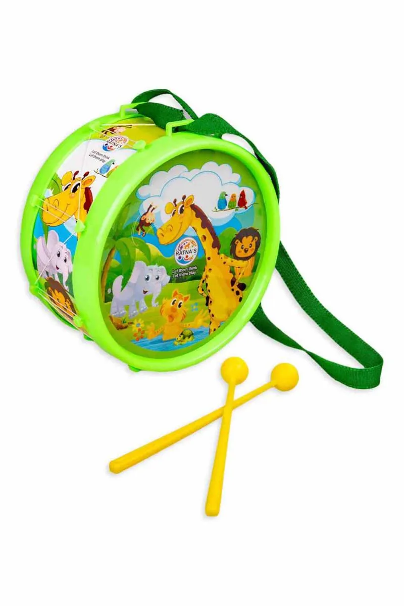 Ratna's Jungle Rhythm Musical Drum (Multicolor) 004897MUL