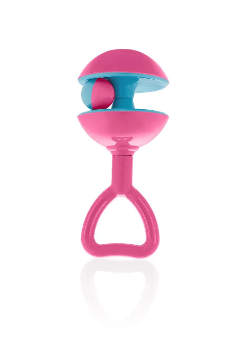 Sunny Chubby Cheeks Jungle Rattle For Kids (Pink) - Pack of 1 004940PIN