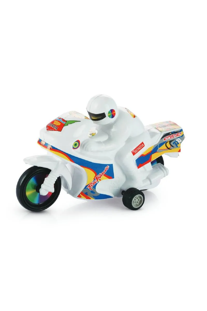 Kawasaki Pull-Back Bike Toy - Yellow 005006WHI