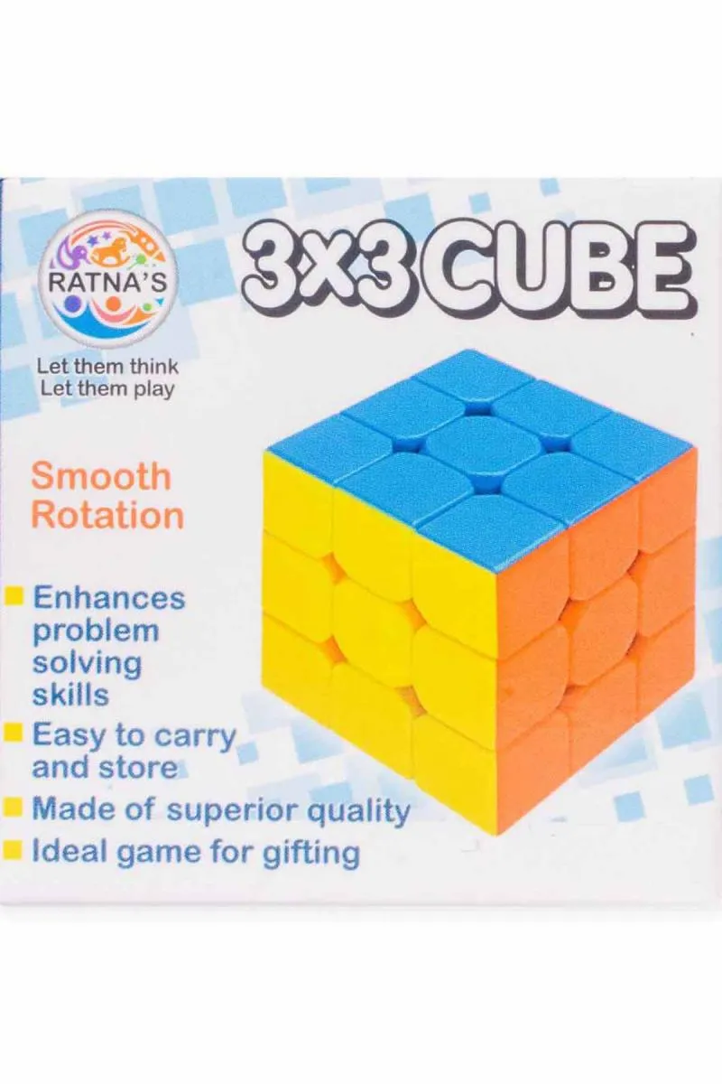 3x3 Cube for Speed Cubing & Puzzle  - Pack of 1