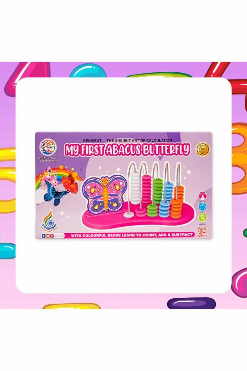My First Abacus Butterfly Toy for Kids