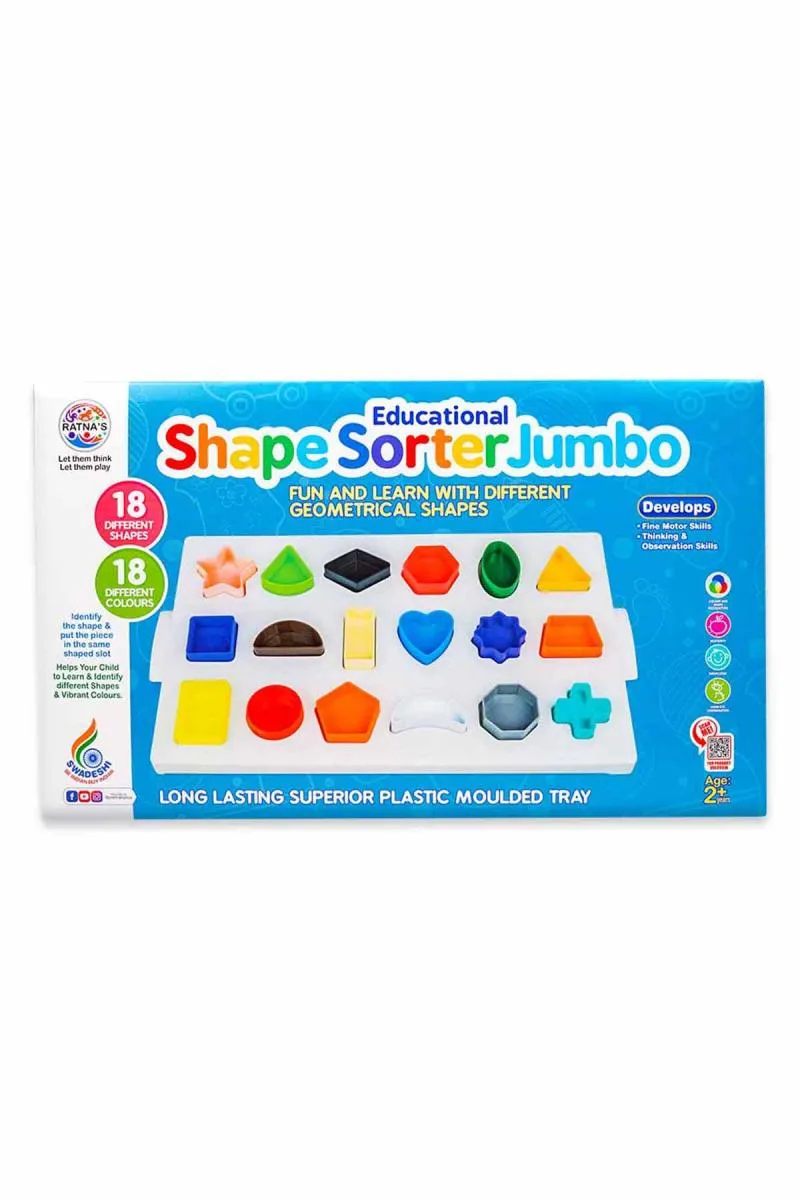 Shape Sorter Jumbo Toy for Kids