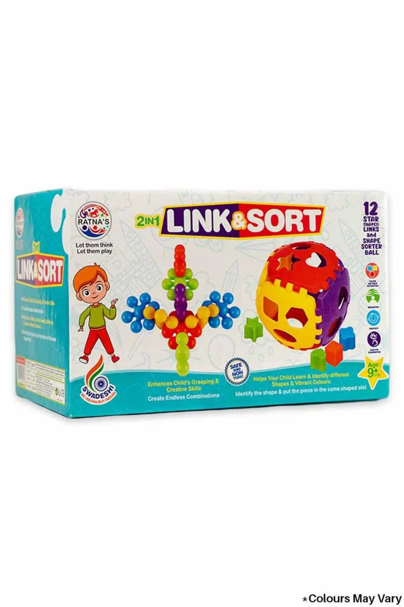 2 In 1 Link & Sort Toy for Kids