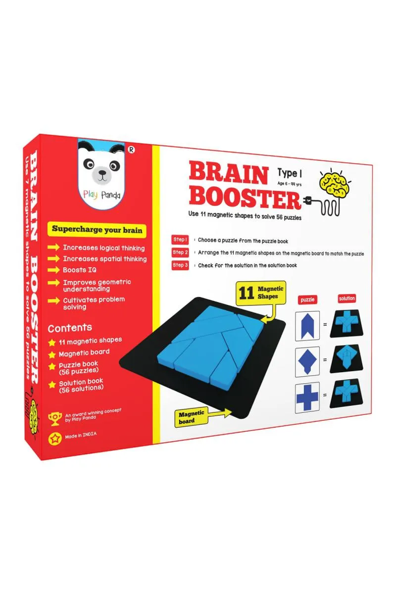 Brain Booster Puzzles with Magnetic Shapes