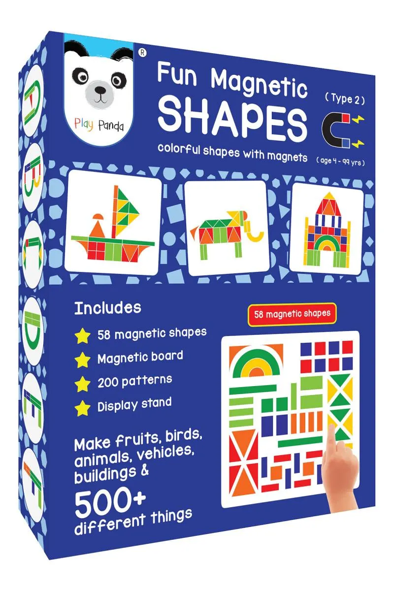 Playpanda 200 Pattern Magnetic Board Puzzles