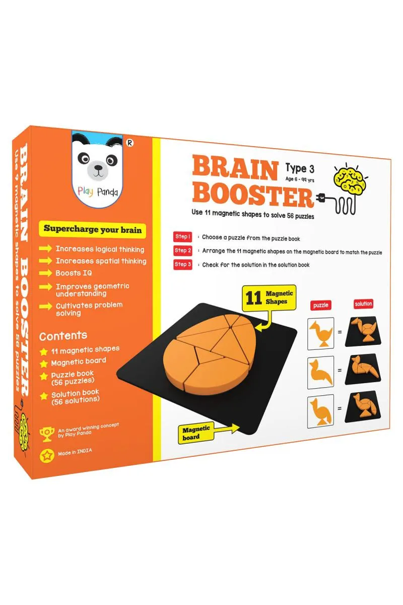 Brain Booster Magnetic Puzzles - 56 Puzzles