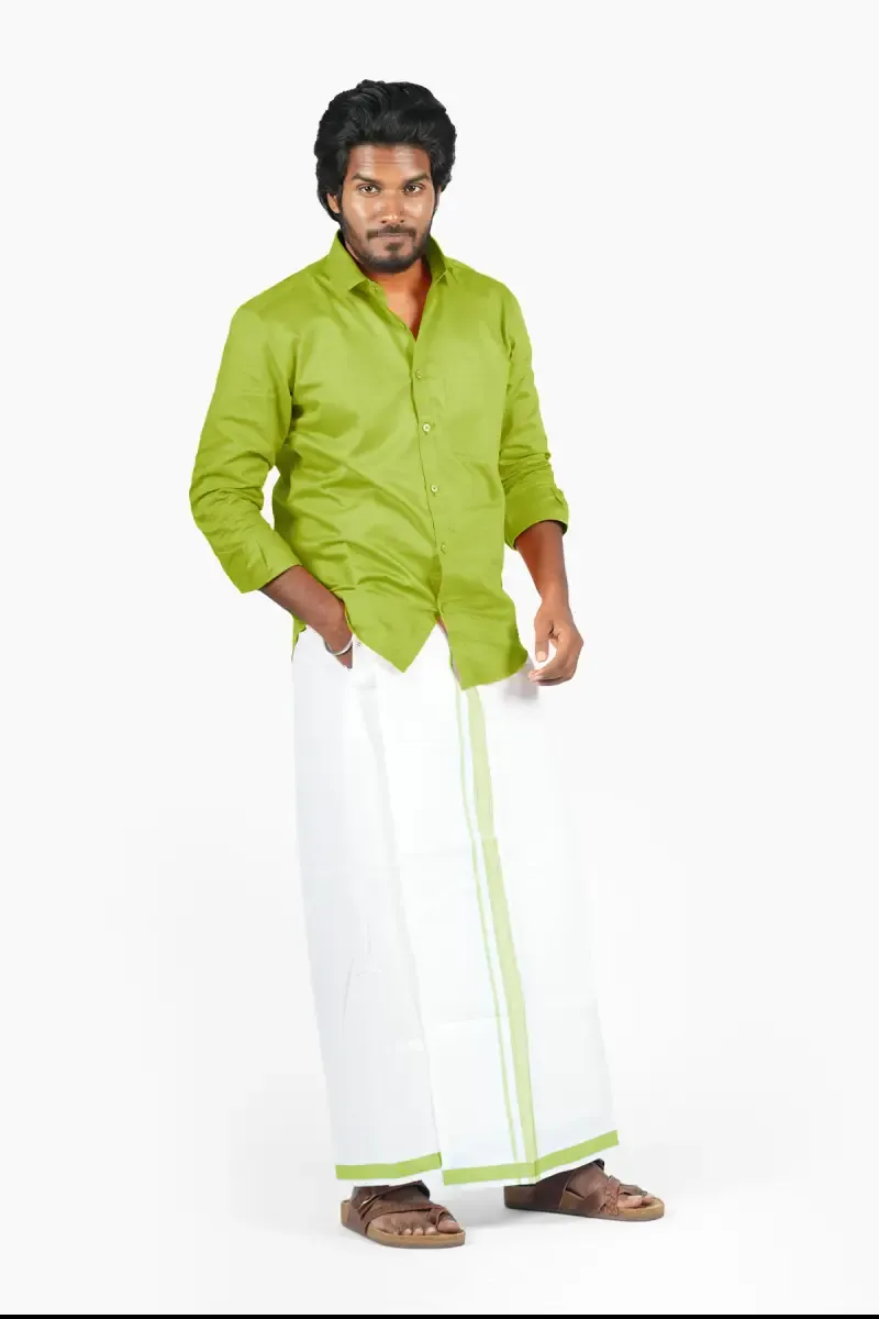 Cotton Velcro Dhoti for Men