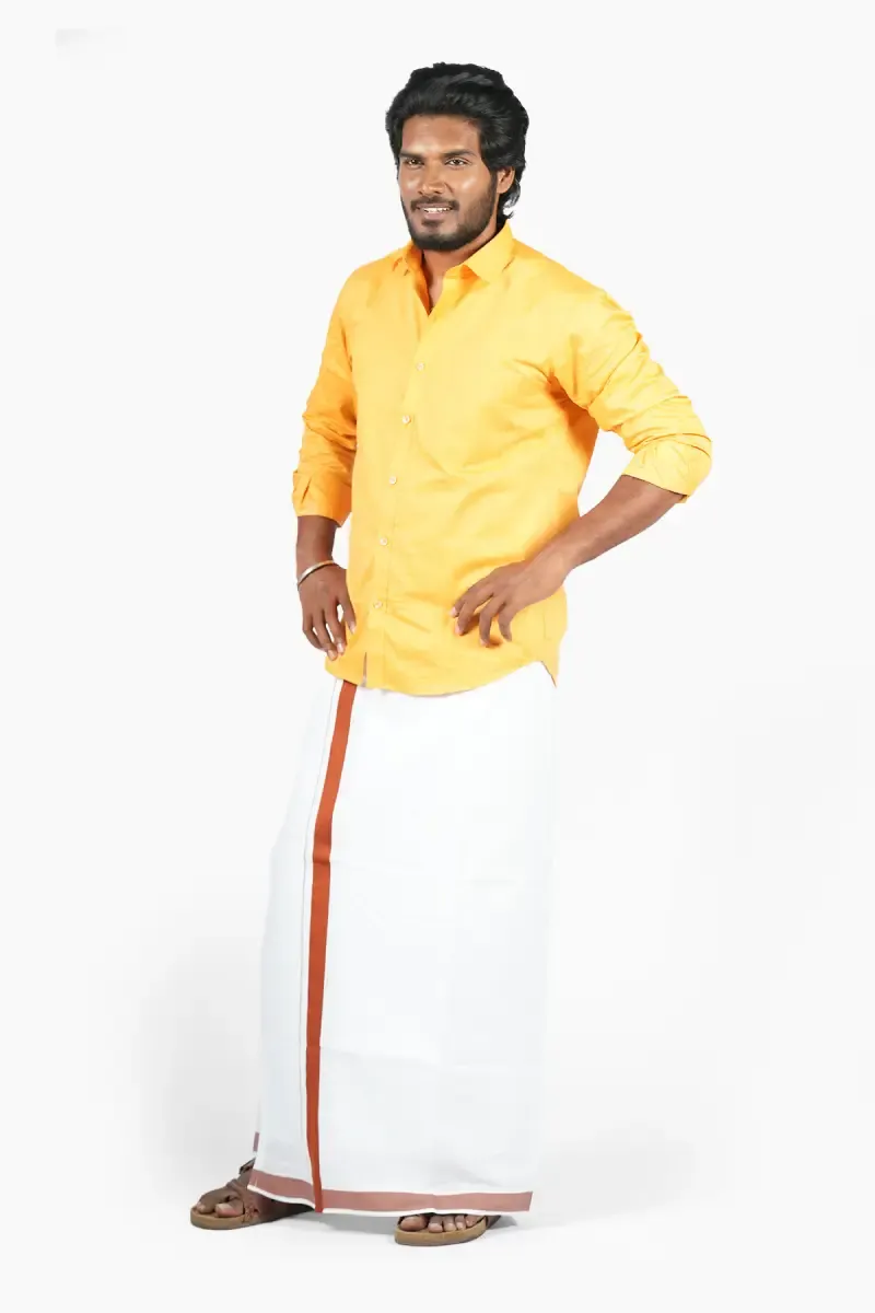 Cotton Velcro Dhoti for Men