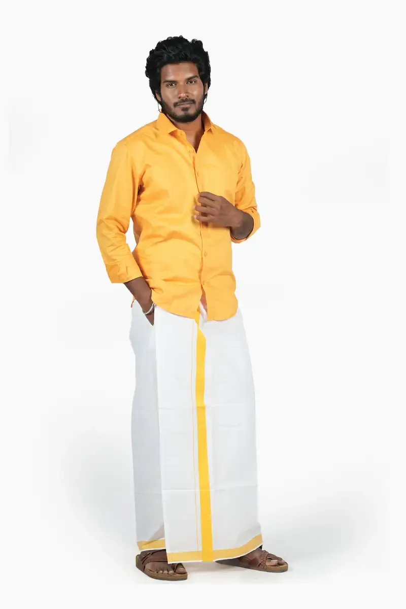 Cotton Velcro Dhoti for Men