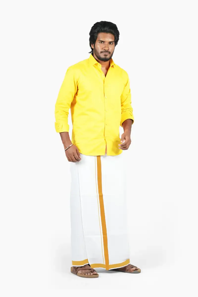 Cotton Velcro Dhoti for Men 005203AMB2MTR