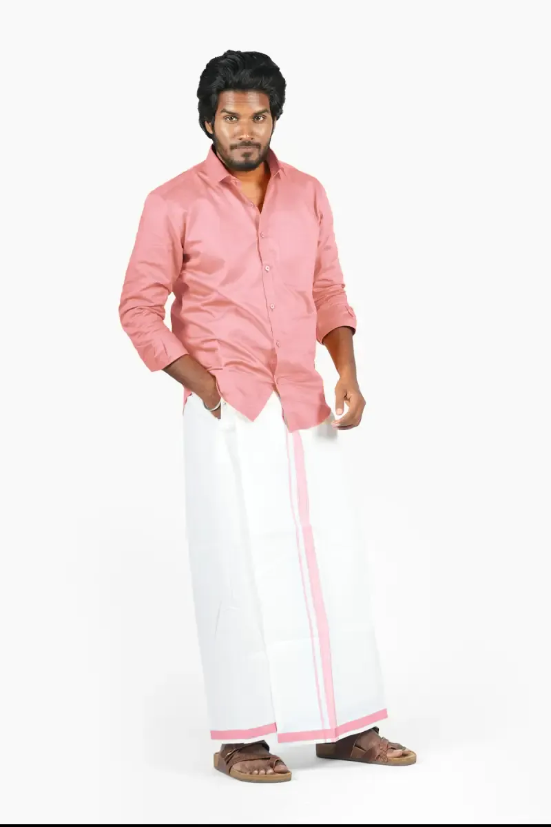 Cotton Velcro Dhoti for Men