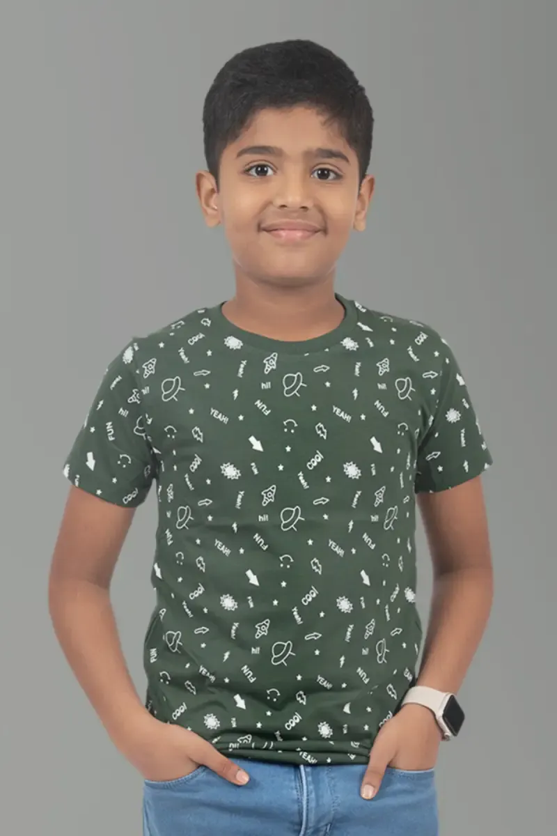 Cotton Printed T-shirt for Boy