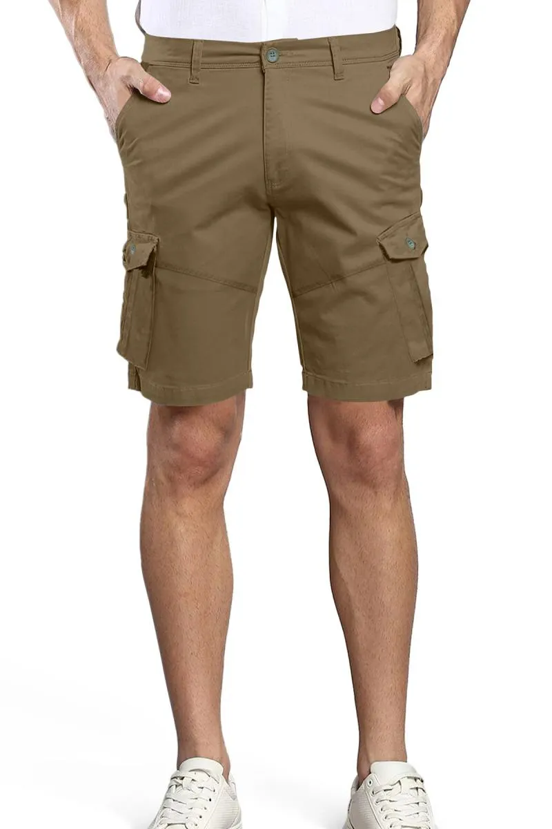 Cotton Cargo Shorts for Men 005903DARKHA30