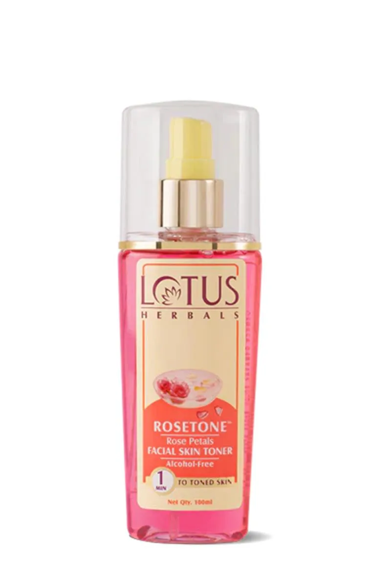 Lotus Herbals Rosetone Rose Petals Facial Skin Toner - 100ml