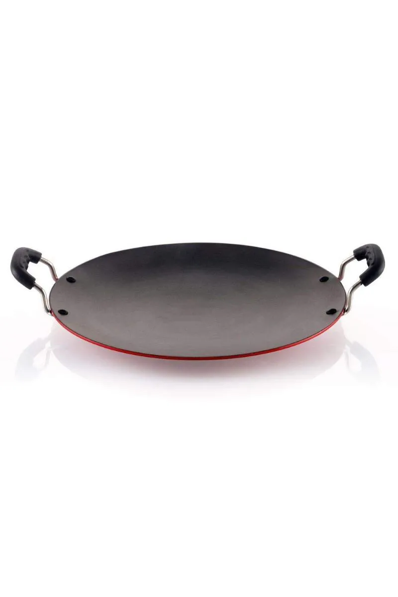 Sowbaghya Aluminium Non Stick Concave Multi Tawa - 30 CM