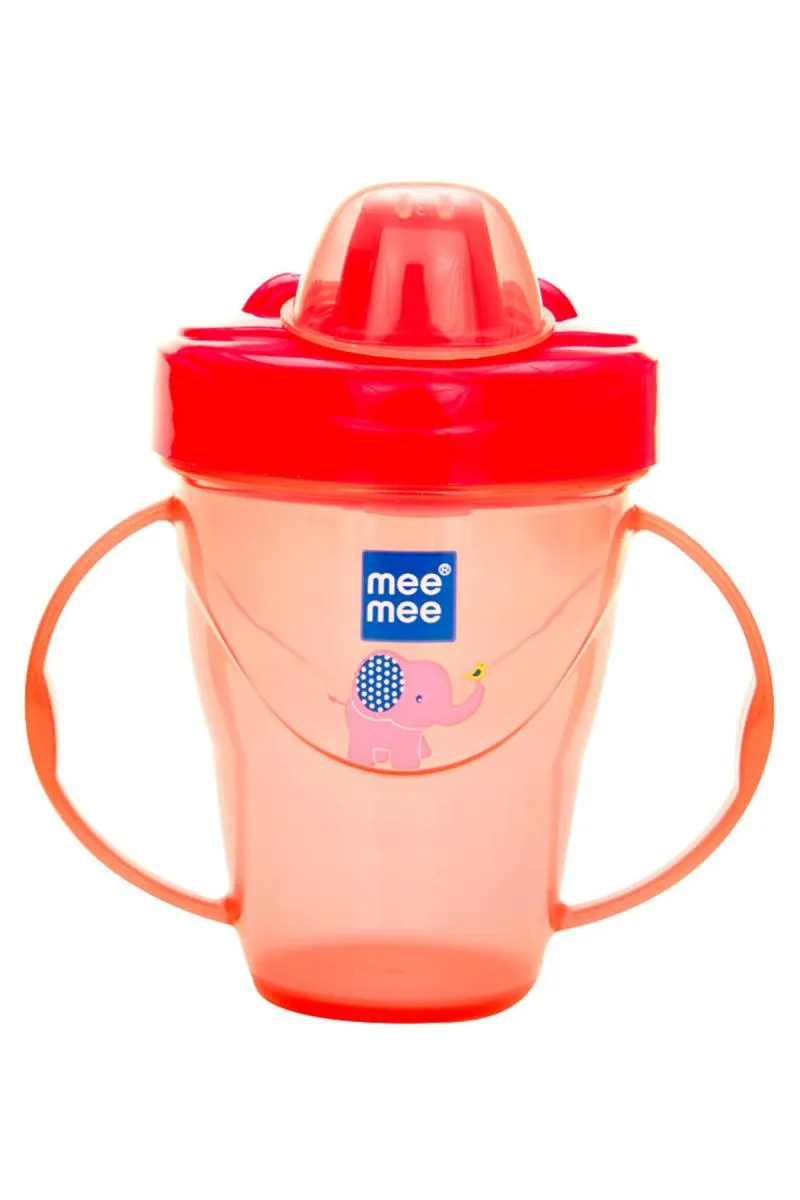 Mee Mee Sipper Cup with Twin Handle (Pink) - 180ml