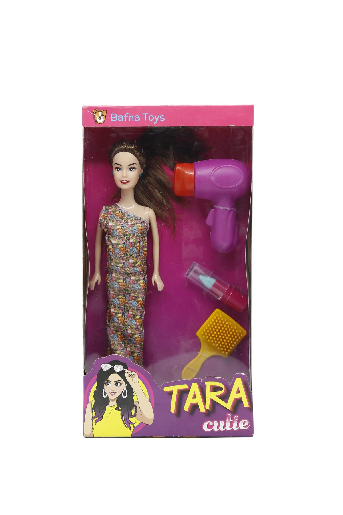 Tara Cutie Doll with Accessories (Color May Vary)